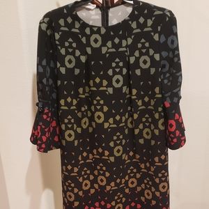 Bianco Ghiaccio print dress, size 10